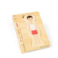 Wooden Puzzle Anatomy, boy